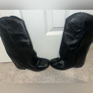 Fashion Nova Black Kids Boots